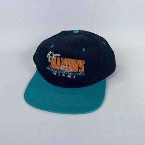 KC Base Ball Cap Mens OS Blue Teal Dan Marinos American Sports Bar & Grill Miami